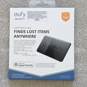 Eufy SmartTrack Card. Works with Apple Find My (iOS Only), Wallet Tracker